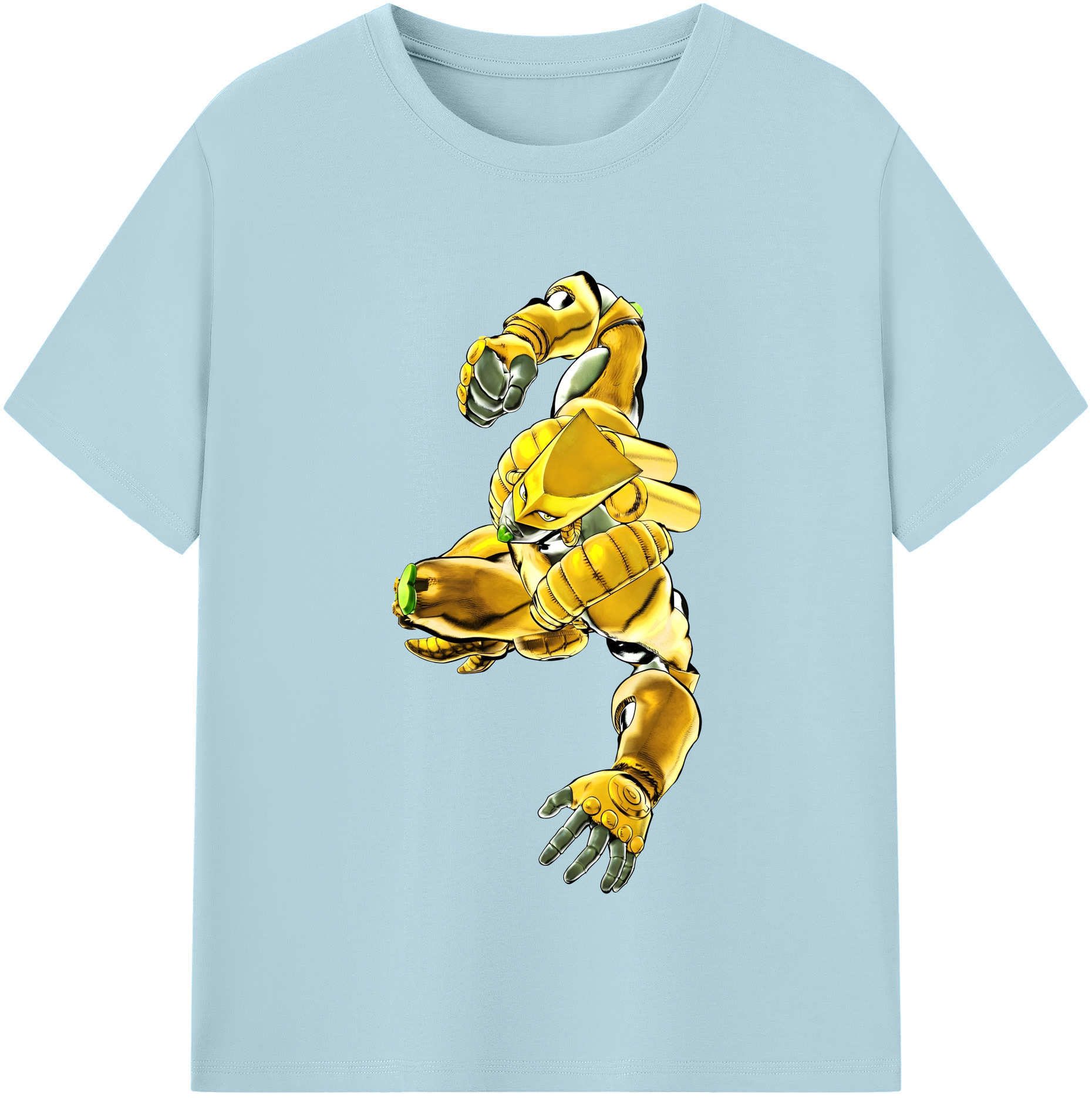 （画像用） ジョジョの奇妙な冒険 ディオ?ブランドー JoJo's Bizarre Adventure Dio Brando 綿100％半袖Tシャツ（フロントプリント）